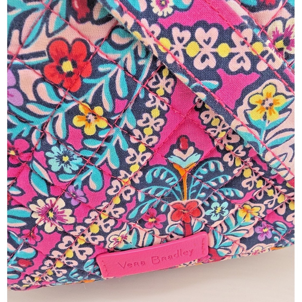 Vera Bradley Carson Mini Shoulder Bag Crossbody Purse - Kaleidoscope Pink - Picture 3 of 11